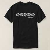 ハワイハワイアンハイビスカスフラワー Tシャツ (デザイン正面)