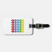 ハワイハートレインボー ラゲッジタグ (正面横)