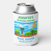 ハワイバースデーパーティトリップフリットクーラーボックス 缶クーラー (缶裏面)