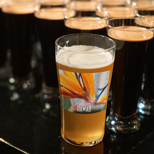 ハワイバードオブパラダイスプラントフローラ タンブラーグラス