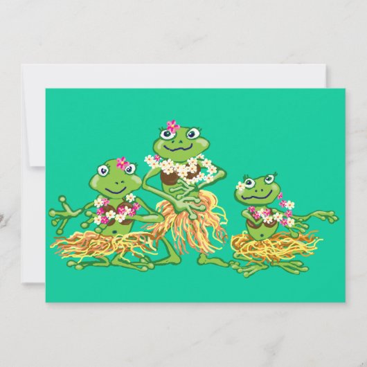 ハワイパーティー 招待状 (正面)