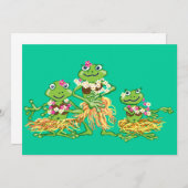 ハワイパーティー 招待状 (正面/裏面)