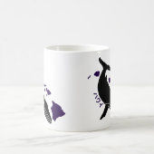 ハワイパープルアイランズザトウクジラ紫 コーヒーマグカップ (中央)