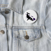 ハワイパープルアイランズザトウクジラ紫 缶バッジ (インサイチュ)