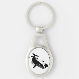 ハワイパープルアイランズザトウクジラ キーホルダー