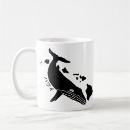 ハワイパープルアイランズザトウクジラ コーヒーマグカップ