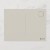 ハワイパームツリーズアンドモロカイヴィンテージトラベル ポストカード (裏面)