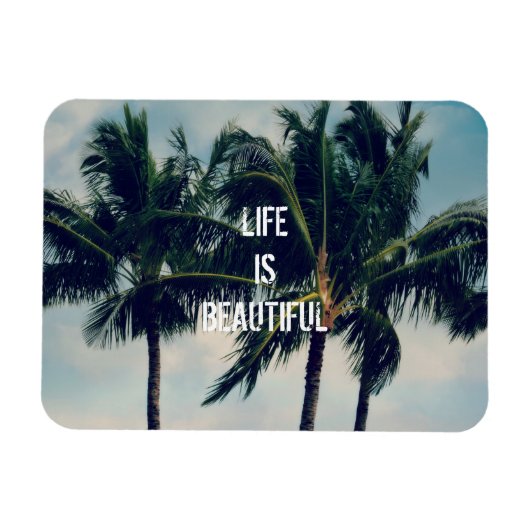 ハワイパームツリーズ マグネット (横)