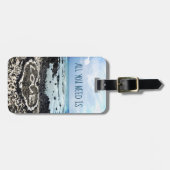 ハワイビーチコーラルハートフォトニーズ引用文 ラゲッジタグ (正面横)