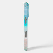 ハワイビーチトロピクガーリールブルーカスタム紙吹雪 Case-Mate iPhoneケース (裏面 / 右)