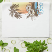 ハワイビーチハット キッチンタオル (折り畳み)