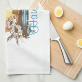 ハワイビーチハット キッチンタオル (四つ折り)