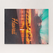 ハワイビーチハワイアン諸島 ジグソーパズル (横)