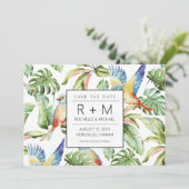 ハワイビーチ行き先結婚式 案内状 (スタンド正面)