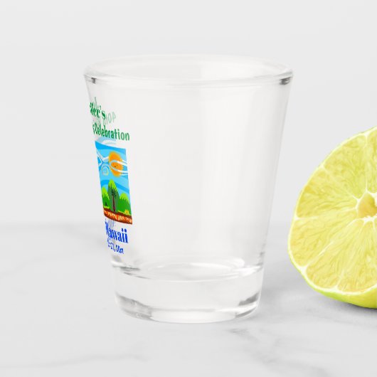 ハワイビーチ誕生日パーティートリップフェイバー ショットグラス (右)