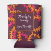 ハワイピンクオレンジビーチ結婚式のお願い 缶クーラー (裏面)