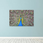 ハワイピーコック キャンバスプリント (インサイチュ (ウッドフロア))