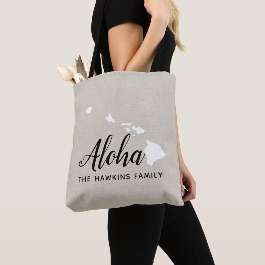 ハワイファミリーモノグラム州トートバッグ トートバッグ (クローズアップ)