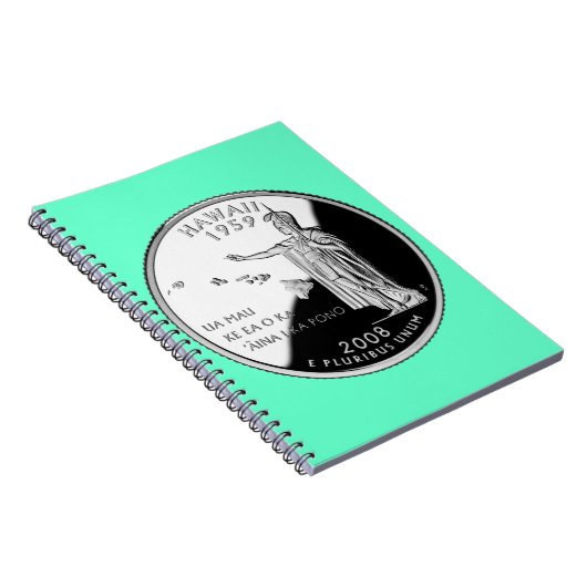 ハワイフェイク州クォーター ノートブック (右側)