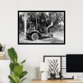 ハワイフェスティバルフロートとイェールペナント1912 ポスター (ホームオフィス)