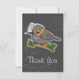 ハワイフォレストバードアコヘコヘ サンキューカード