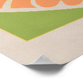 ハワイフラガールレトロヴィンテージトラベルポスター ポスター (角)