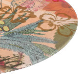 ハワイフラトラベルフラワーヴィンテージ カッティングボード (角)