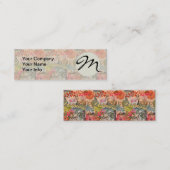 ハワイフラトラベルフラワーヴィンテージ スキニー名刺 (正面/裏面)