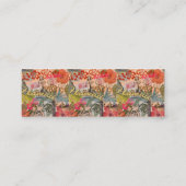 ハワイフラトラベルフラワーヴィンテージ スキニー名刺 (裏面)