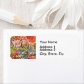 ハワイフラトラベルフラワーヴィンテージ ラベル (インサイチュ)