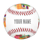 ハワイフラレトロパシフィックヴィンテージ土産 野球ボール (正面)