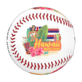 ハワイフラレトロパシフィックヴィンテージ土産 野球ボール
