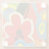 ハワイフラワーズガラスコースター ガラスコースター (裏面)