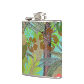 ハワイフラワーフラヴィンテージフローラグラフィック フラスク (左)