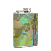 ハワイフラワーフラヴィンテージフローラグラフィック フラスク (右)