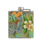 ハワイフラワーフラヴィンテージフローラグラフィック フラスク (裏面)