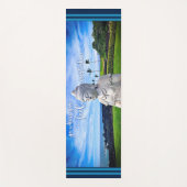 ハワイブッダ写真感動的引用文トロピカル ヨガマット (正面)