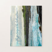 ハワイブラックサンドビーチジャーニー目的地 ジグソーパズル (縦)