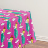 ハワイブルーハワイアンティキバーカクテルミックスドリンク テーブルクロス (インサイチュ)