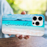 ハワイブルー海サンディビーチ写真名前をカスタムする iPhone 15 PRO MAXケース<br><div class="desc">海の空気の新鮮な塩の匂いを思い出させるこの色素晴らしの写真、名前の携帯電話のケパーソナライズされたースを使用する。空のハワイアンビーチの孤独を叫び、探索する。特別な素晴らし人に贈り物を！好きな名前を入力するだけで、この携帯電話のケースを簡単にパーソナライズできる。私は任意の製品にカスタマイズを提供する。質問や要望があれば私に連絡して下さい。</div>