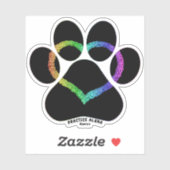 ハワイプラクティスアロハ – 子猫ラブレインボー シール (シート)