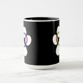 ハワイプラクティスアロハ – 子猫ラブレインボー マグカップ (中央)