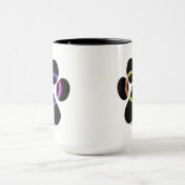 ハワイプラクティスアロハ – 子猫ラブレインボー マグカップ (中央)