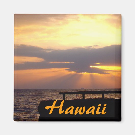 ハワイホライズンサンセット マグネット (正面)