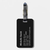 ハワイホームカスタム文字&カラー ラゲッジタグ (裏面縦)