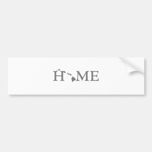 ハワイホーム州 バンパーステッカー (正面)