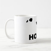 ハワイホーム遠くにfrom州マグまたはタンブラー コーヒーマグカップ (左)