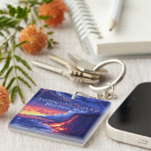 ハワイボルカノスナショナルパークビッグアイランドレトロ キーホルダー (正面右)