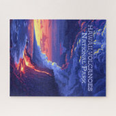 ハワイボルカノスナショナルパークビッグアイランドレトロ ジグソーパズル (横)