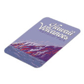 ハワイボルカノナショナルパークイラストレーショントラベル マグネット (左側)